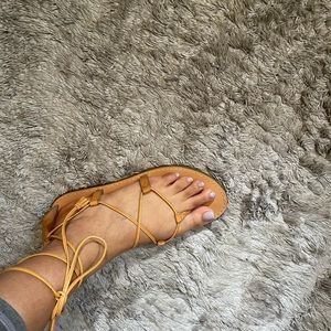 Madewell wrap-around sandals